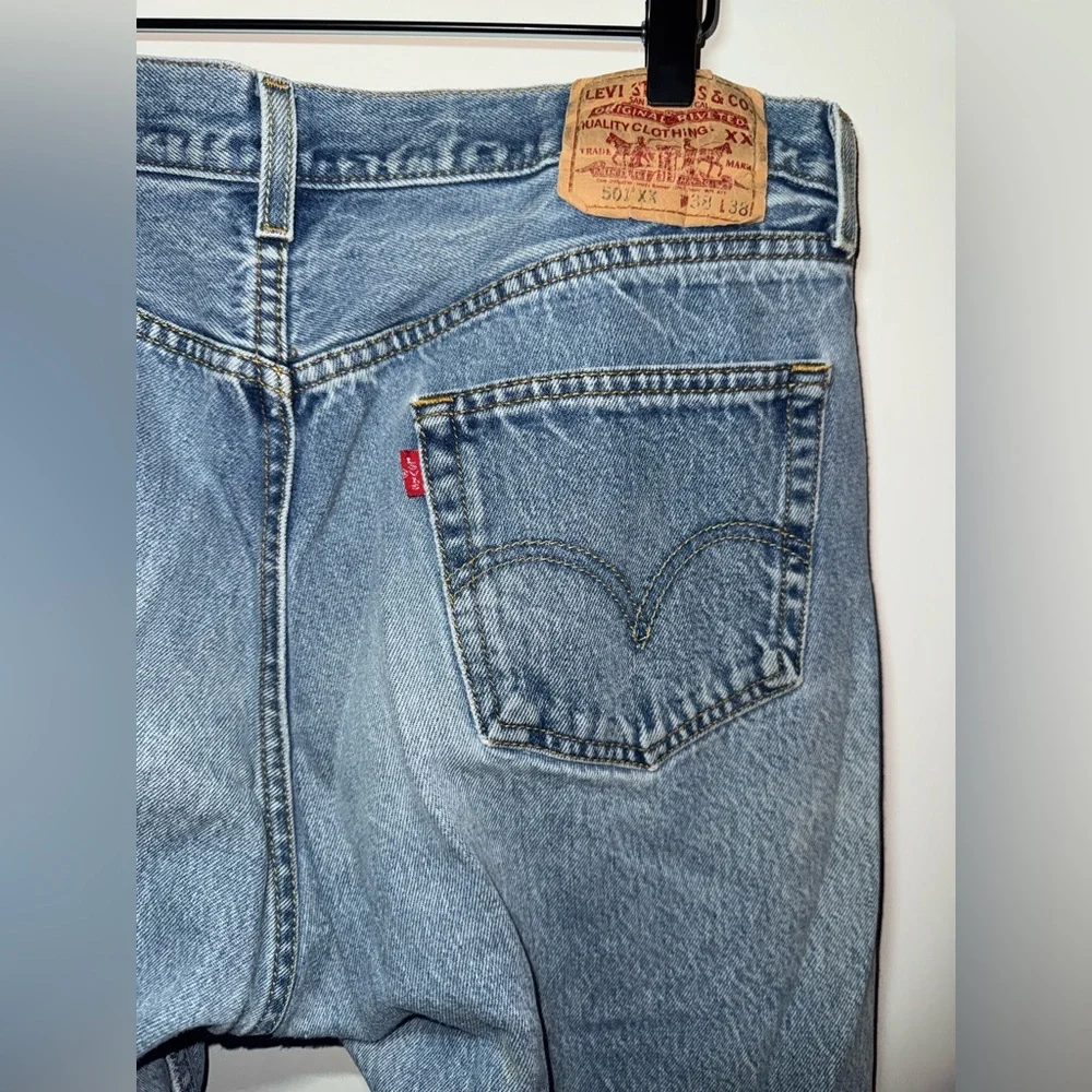 Vintage Levi's 501 XX Blue Jean Pant Men’s Size 36 Waist Made In 2005 Button Fly